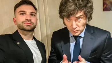 Imagen de Javier Milei y Mauricio Novelli