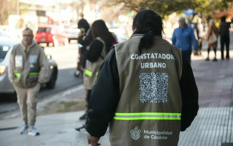 Estacionamiento medido en Córdoba durante el recital de Los Ángeles Azules