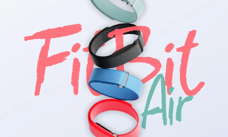 Imagen de la FitBit Air, un dispositivo de monitorización de actividad minimalista y elegante