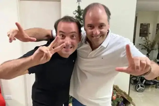 Francisco Adorni en una reunión oficial
