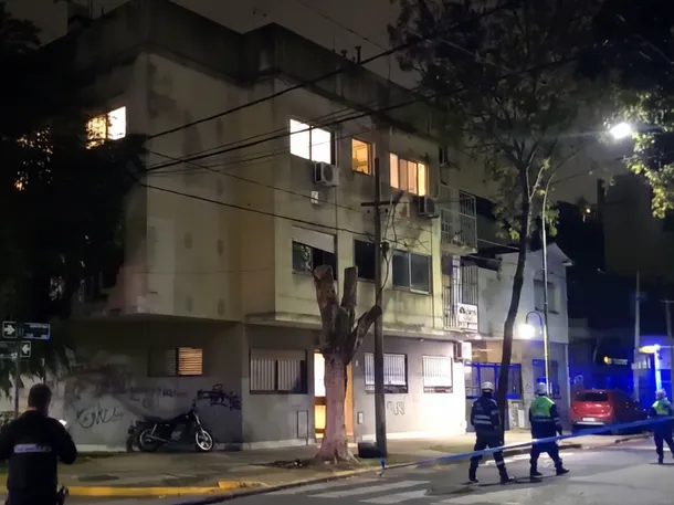 Imagen de un incendio en un edificio residencial