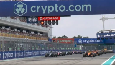 Franco Colapinto en acción en el circuito de la Fórmula 1