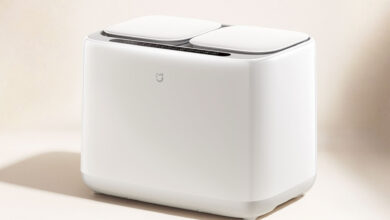 Mini lavadora Xiaomi Mijia en acción
