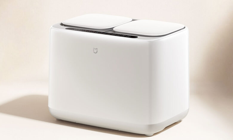Mini lavadora Xiaomi Mijia en acción