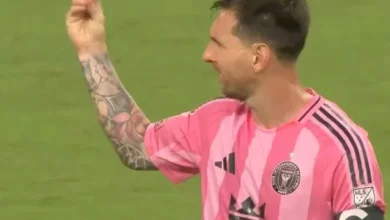 Lionel Messi en acción con Inter Miami