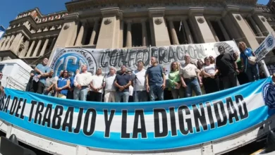 Protesta en Buenos Aires contra la reforma laboral