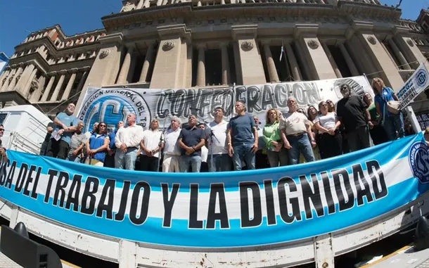 Protesta en Buenos Aires contra la reforma laboral