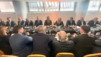 La secretaria general de la Presidencia, Karina Milei, durante la presentación de la Mesa Federal Minera