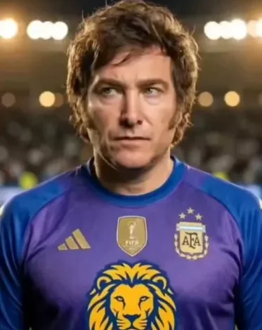 Javier Milei en un video insólito con Lionel Messi y otros