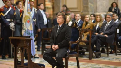 Javier Milei asiste al Tedeum en la Catedral