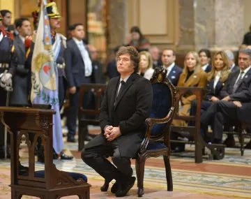El arzobispo de Buenos Aires, Jorge García Cuerva, en el Tedeum por el 25 de mayo