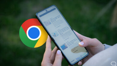Imagen de la función de ubicación aproximada en Google Chrome