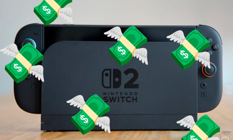 Nintendo Switch 2 con la subida de precio