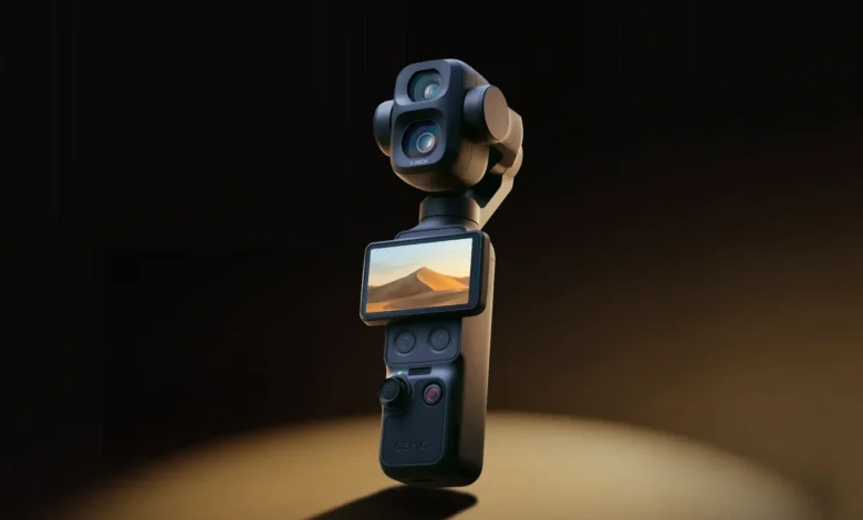 Imagen de la Osmo Pocket 4P, la cámara de bolsillo con estabilización de DJI
