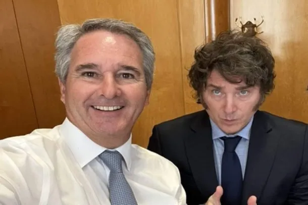 Pablo Quirno y Javier Milei