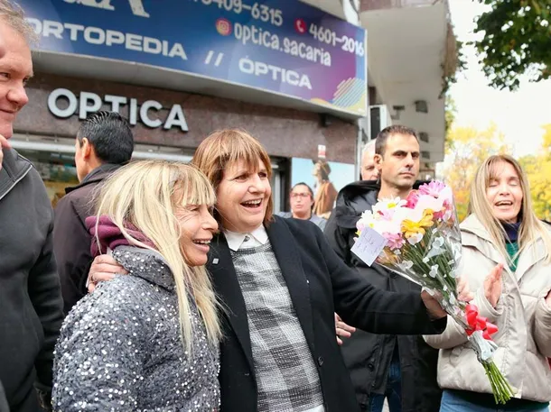 Patricia Bullrich en una imagen de campaña
