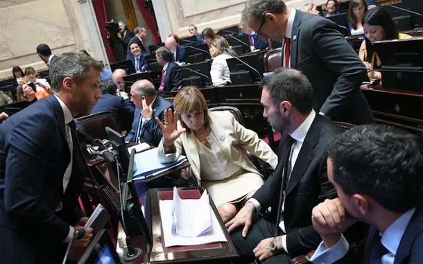 Legisladores en el Senado de la Nación Argentina