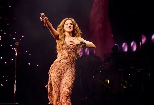 Shakira en vivo en el festival de Río de Janeiro