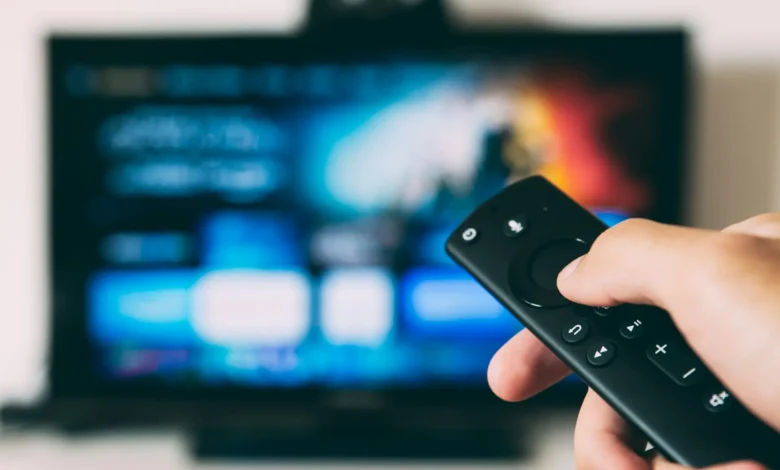 Interfaz de usuario de Arc Launcher en un smart TV