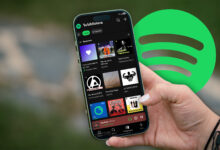 Imagen de la pantalla de Spotify mostrando el botón para crear clips de podcasts