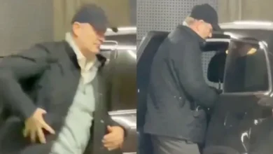 Federico Sturzenegger en el Estadio Monumental