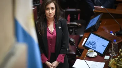 Victoria Villarruel en un acto oficial