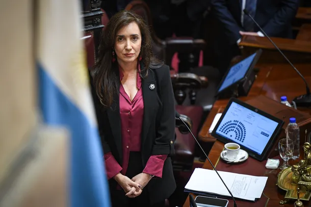 Victoria Villarruel en un acto oficial