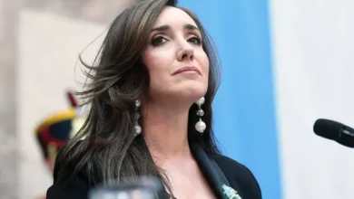 Victoria Villarruel en un acto público