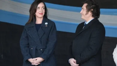 Victoria Villarruel en un acto religioso