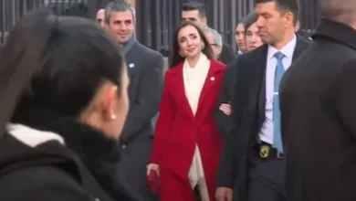 Victoria Villarruel en un evento público