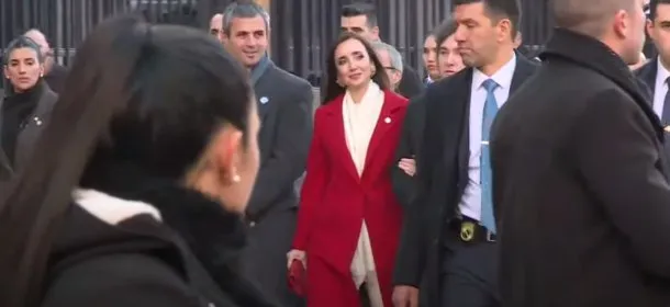 Victoria Villarruel en un evento público