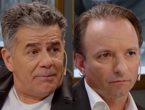 Julián Weich y Miguel Boggiano en 'La Noche de Mirtha'