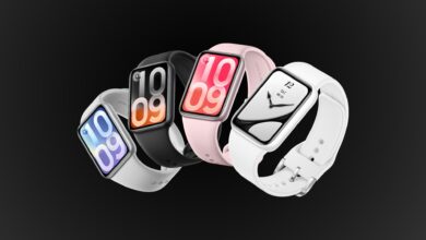Imagen de la Smart Band 10 Pro de Xiaomi, mostrando su pantalla grande y delgado diseño