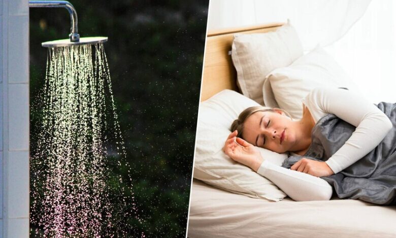 Una persona durmiendo tranquila en una cama