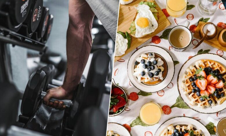 Un desayuno saludable antes del entrenamiento