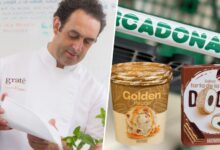 Imagen de un helado gourmet con sabores innovadores