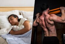 Persona durmiendo en una cama cómoda