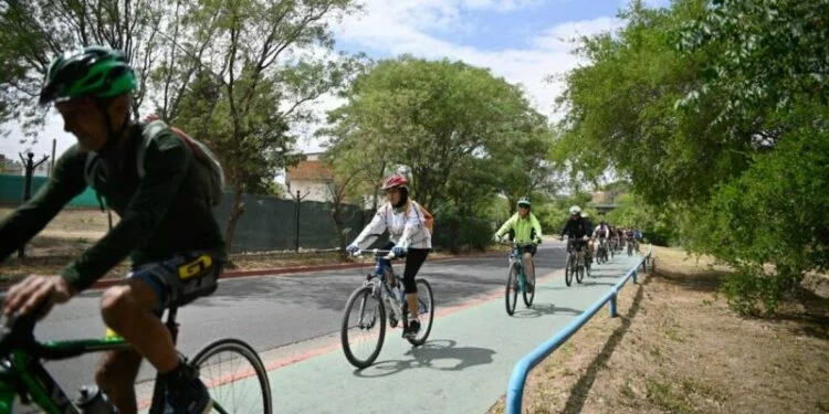 Bicicletas en el Parque Sarmiento