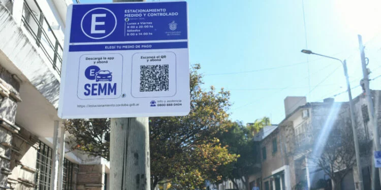 Estacionamiento controlado en Córdoba