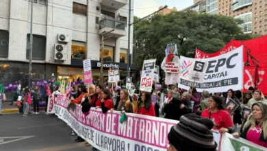 Imagen de la marcha por Ni Una Menos en Córdoba