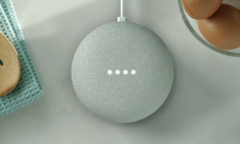 Altavoz Nest Audio en una habitación