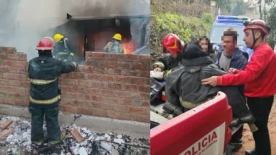 Incendio en vivienda de Unquillo, Córdoba