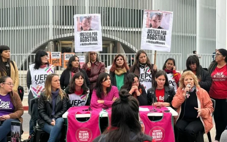 Imagen de una marcha provincial en defensa de la escuela pública