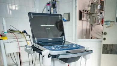 Imagen del nuevo ecógrafo portátil de alta complejidad en el Hospital Córdoba