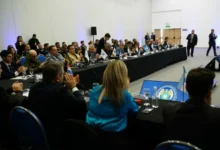 Ministro Juan Pablo Quinteros durante la II Reunión Nacional del Consejo de Seguridad Interior