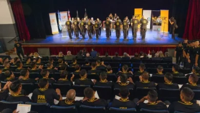 Estudiantes de la licenciatura en Seguridad Pública y Abordaje del Narcotráfico en el Instituto de Gestión e Innovación Tecnológica y Productiva de la UPC