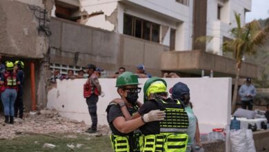 Imagen de destrucción en Venezuela después del doble terremoto