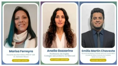 Docentes cordobeses reciben premio por su excelencia educativa
