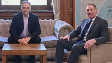 Diego Santilli y Javier Milei en la Quinta de Olivos