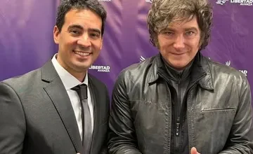 Adrián Ravier y Javier Milei